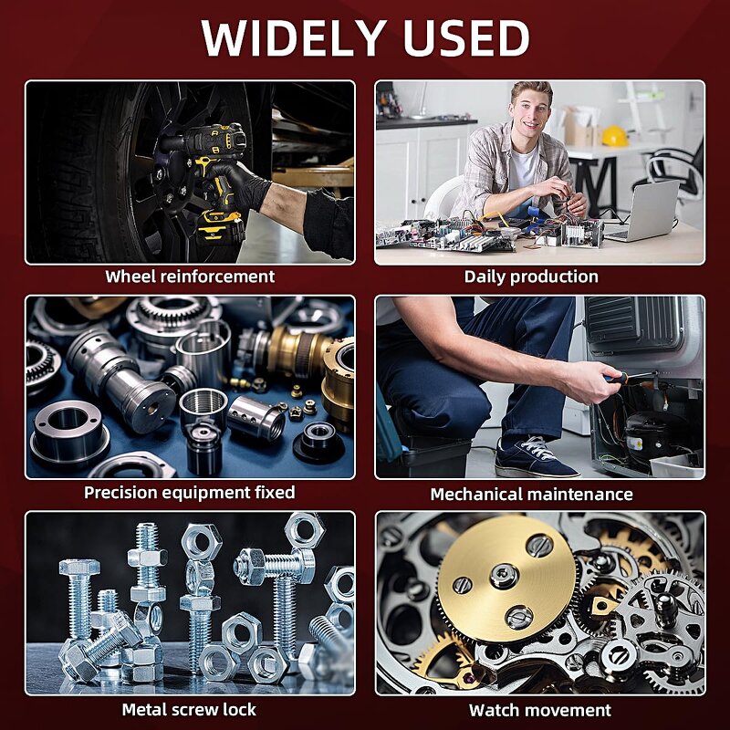 Thread Sealant Manufacturer - High Strength Red 50ml for Bolt Nut Sealing