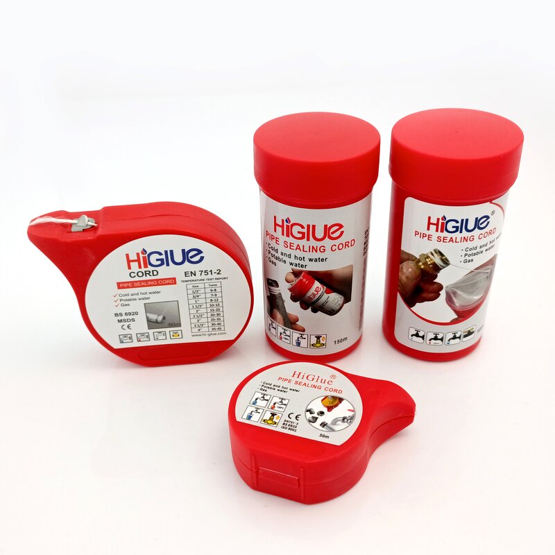 Plumbing Pipe Sealant Supplier - White PTFE Sealant Cord Tape for Water Gas Leak Fix