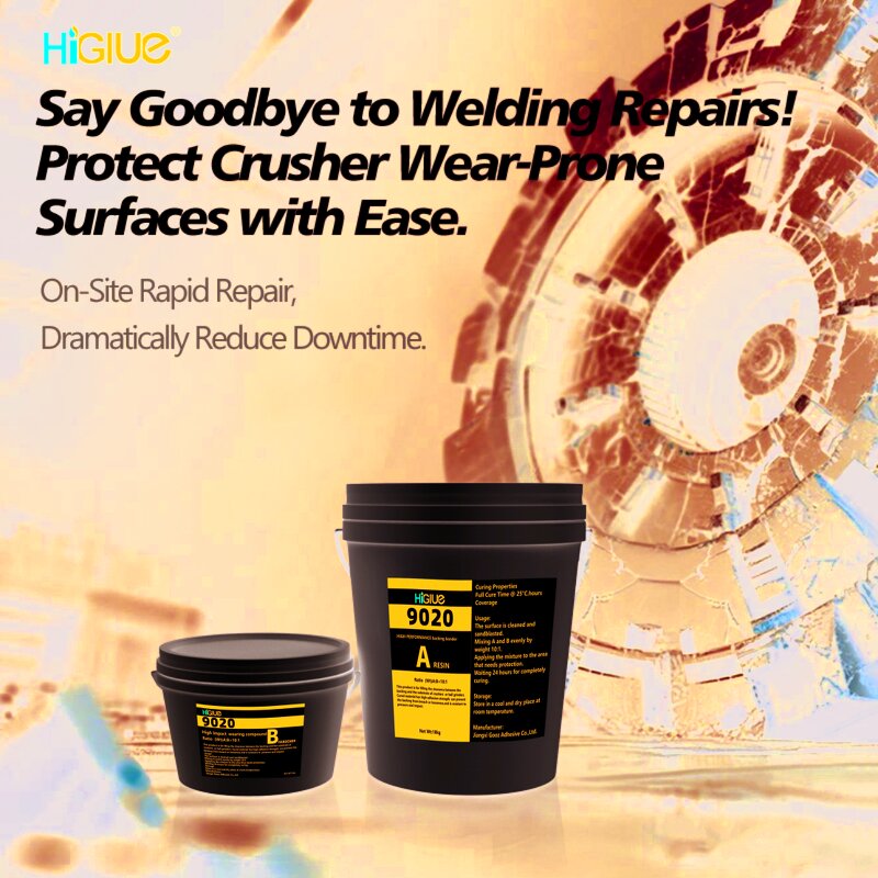 Epoxy Backing Compound Manufacturer - Two Part 10kg for Crusher Wear Metal Backing