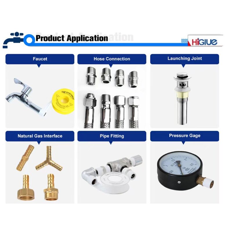 PTFE Tape Manufacturer - 3 Turns High Pressure 300KG for Pipe Pump Valve Sealing Gas Water