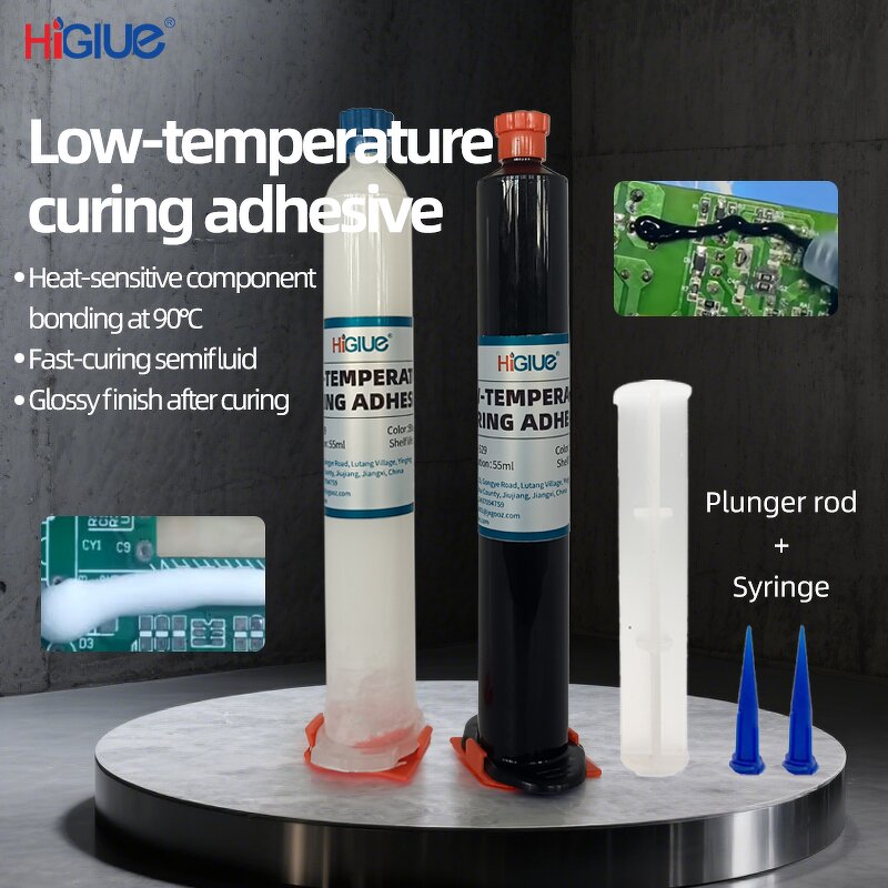 Low Temperature Curing Adhesive Factory - HG-529 for PCB Component Bonding 70-90℃ Cure