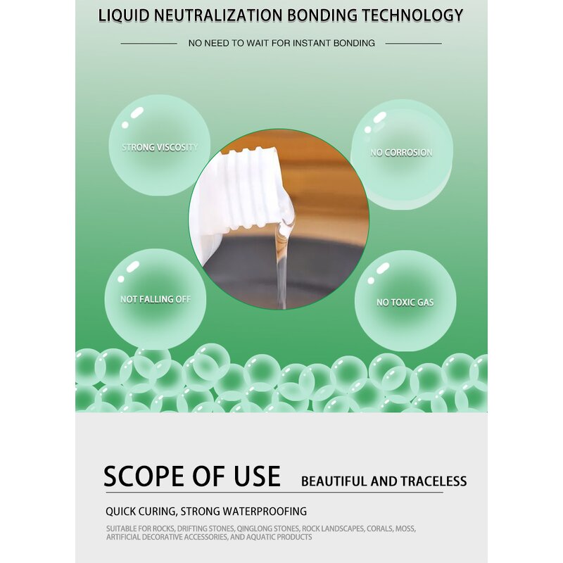 Aquarium Glue Supplier - Factory Wholesale Instant Adhesive for Aquascaping Stone Glue