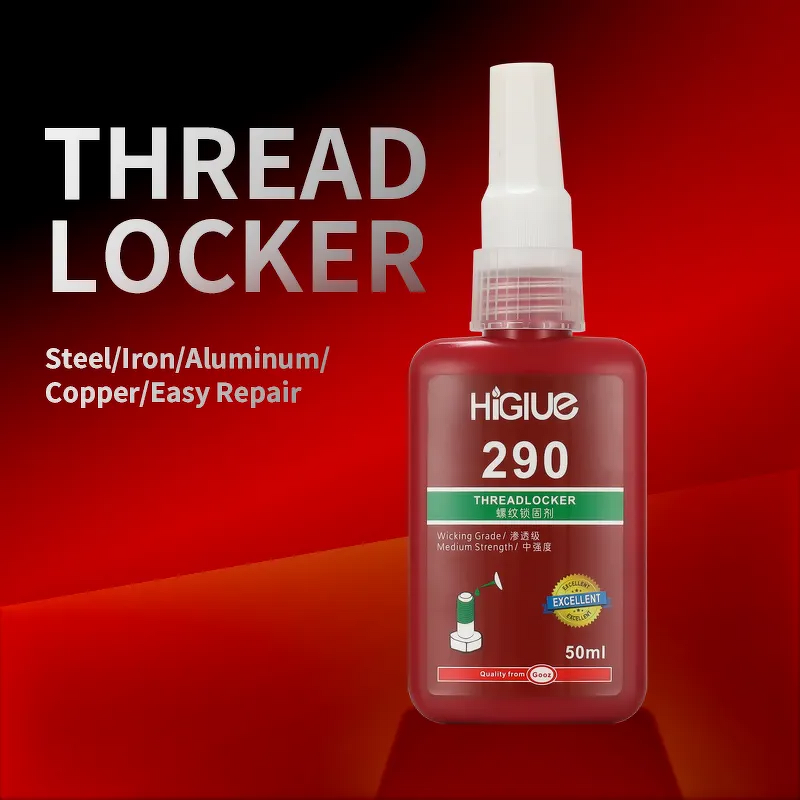 Threadlocker Supplier - Blue 10ml 50ml Medium Strength Fast Cure for Bolts Nuts