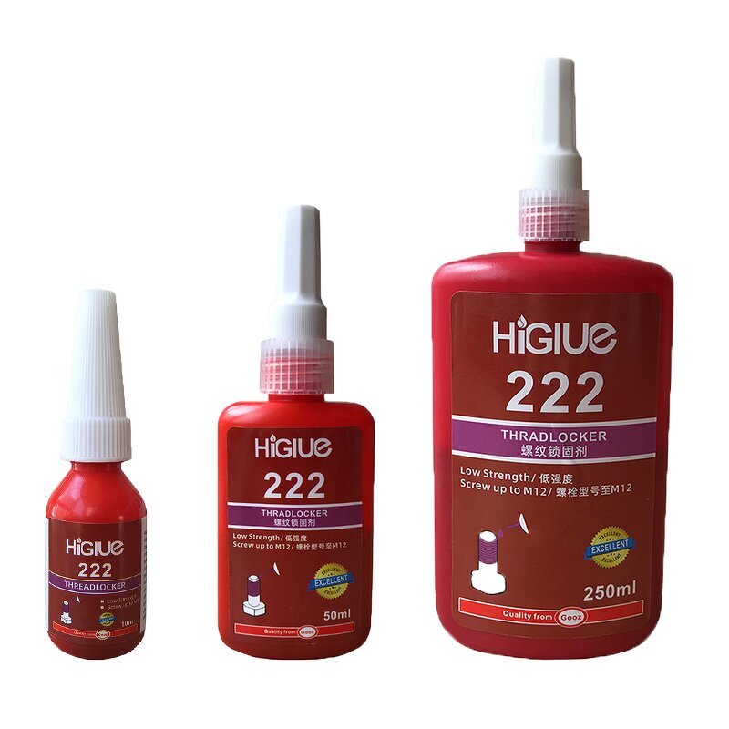 Thread Locker Supplier - Removable Purple Low Strength 222 Screw Locking