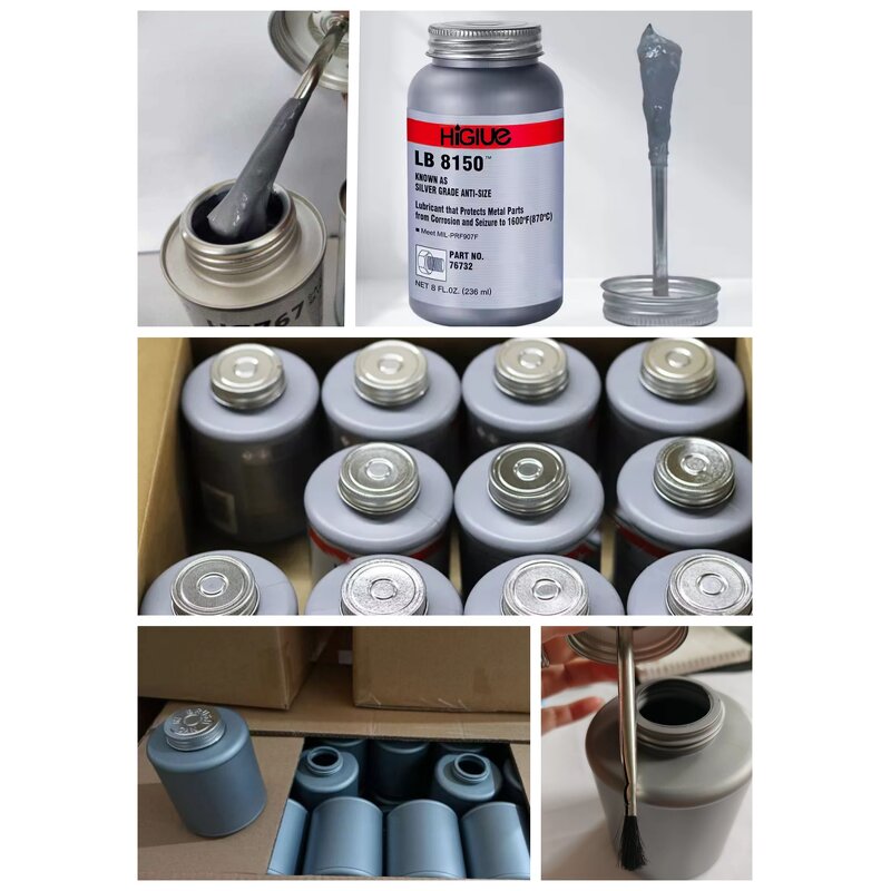 Anti Seize Lubricant Supplier - Copper Silver High Temperature Grease 8008 8150 Compound