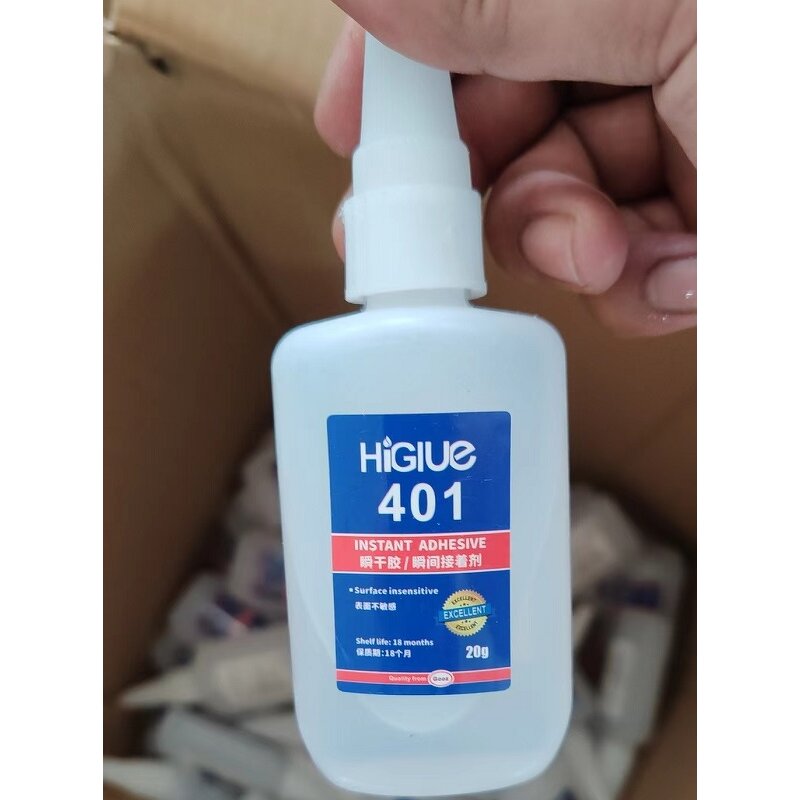 Instant Adhesive Manufacturer - HiGlue 401 406 480 for Wood Paper Leather Fabric Diverse Materials