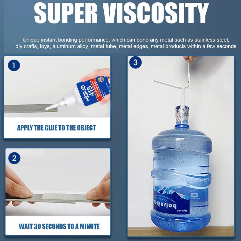 CA Super Glue Manufacturer - High-Strength Gel Liquid 401 406 480 for Transportation