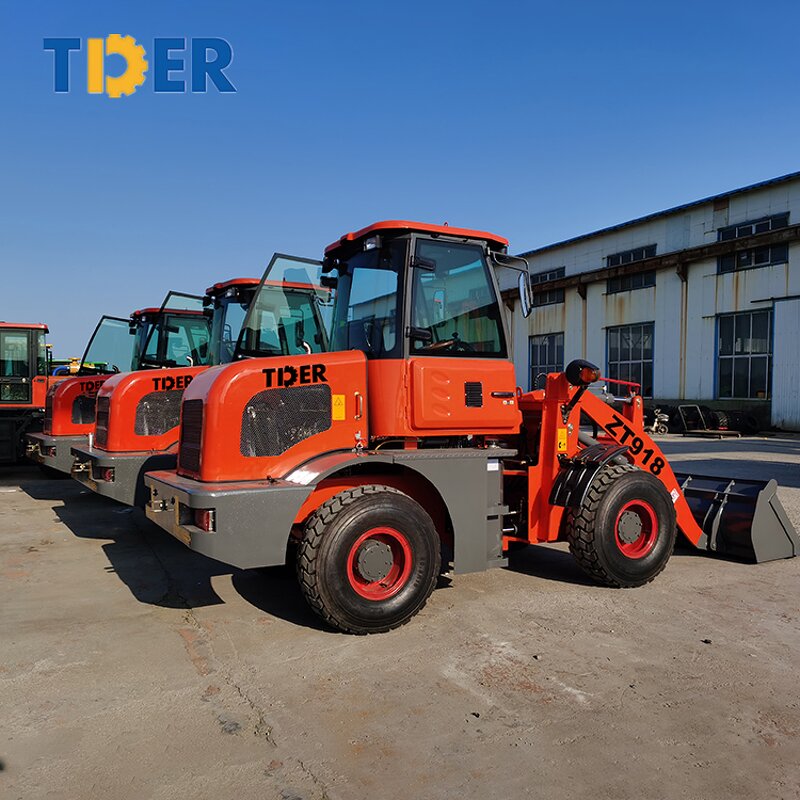 Wheel Loader Manufacturer - TDER Mini Compact Boom 1-1.8 Ton Front End