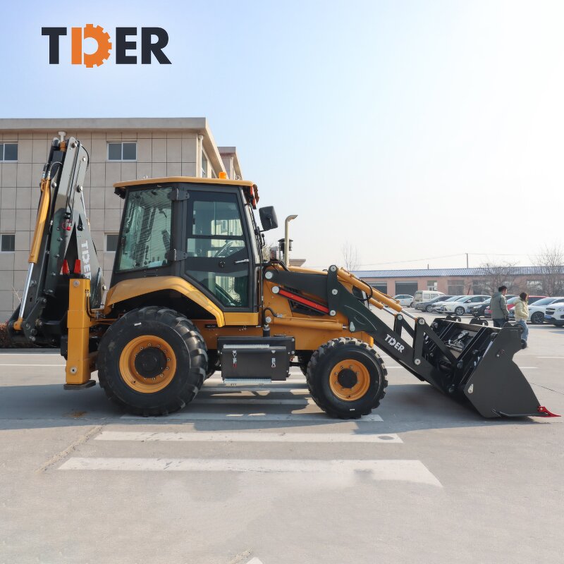Backhoe Loader Manufacturer - TDER New EPA Euro5 Engine 3cx 2.5 Ton