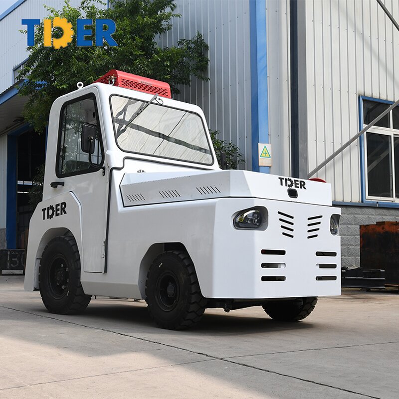 Electric Tow Tractor Manufacturer - TDER Electric 25 Ton Baggage Towing
