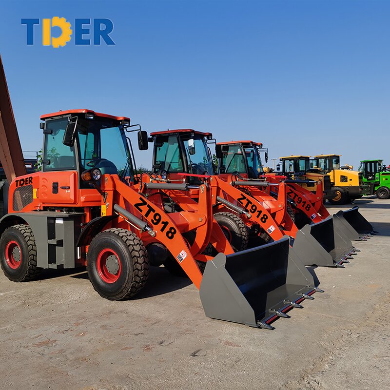 Wheel Loader Manufacturer - TDER Mini Compact Boom 1-1.8 Ton Front End