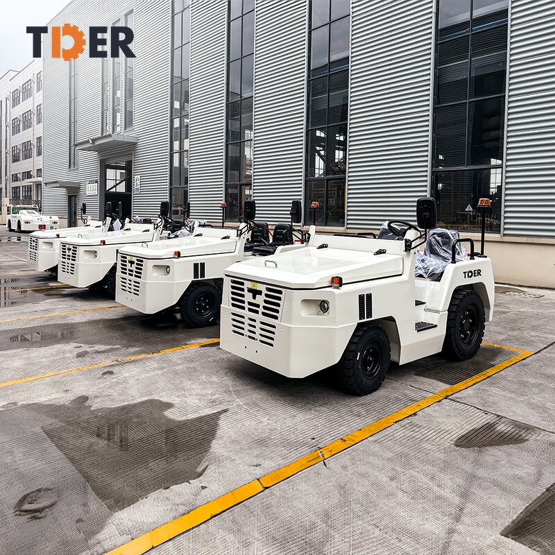 Airport Tractor Manufacturer - TDER GSE Transportation 25KN Seated with