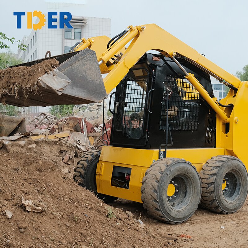 Skid Steer Loader Manufacturer - TDER Factory Epa Euro 5 700-1050kg