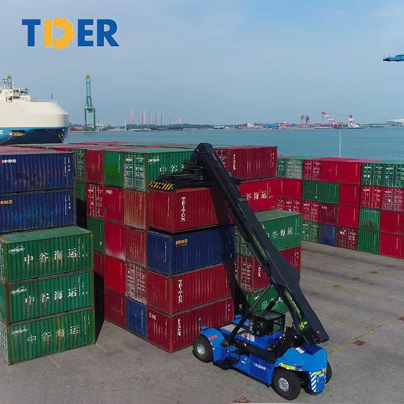 Reach Stacker Manufacturer - TDER RS450 45ton Empty Container Lifter for