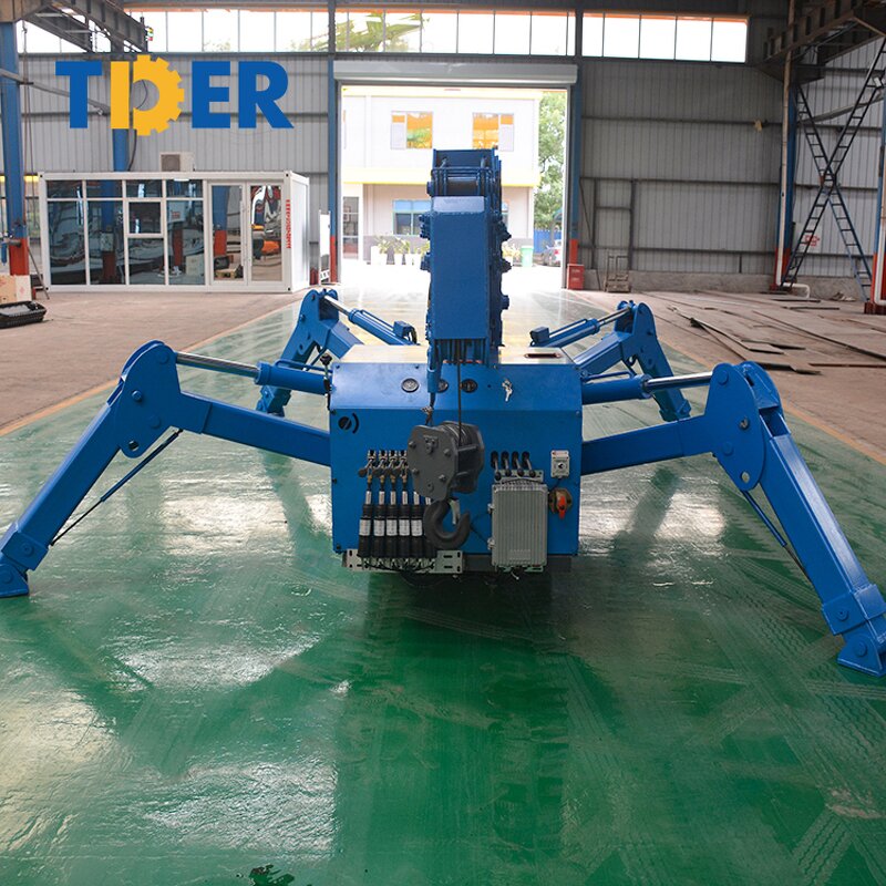Spider Crane Manufacturer - TDER 2025 3 Ton Crawler Mini for Sale