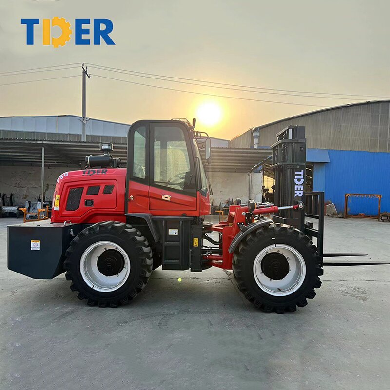Rough Terrain Forklift Manufacturer - TDER 4wd 4x4 2.5-5 Ton Off-road