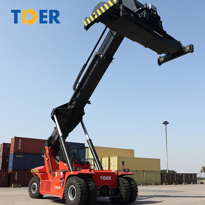 Container Handler Manufacturer - TDER Lift Truck 45 Ton Reach Stacker