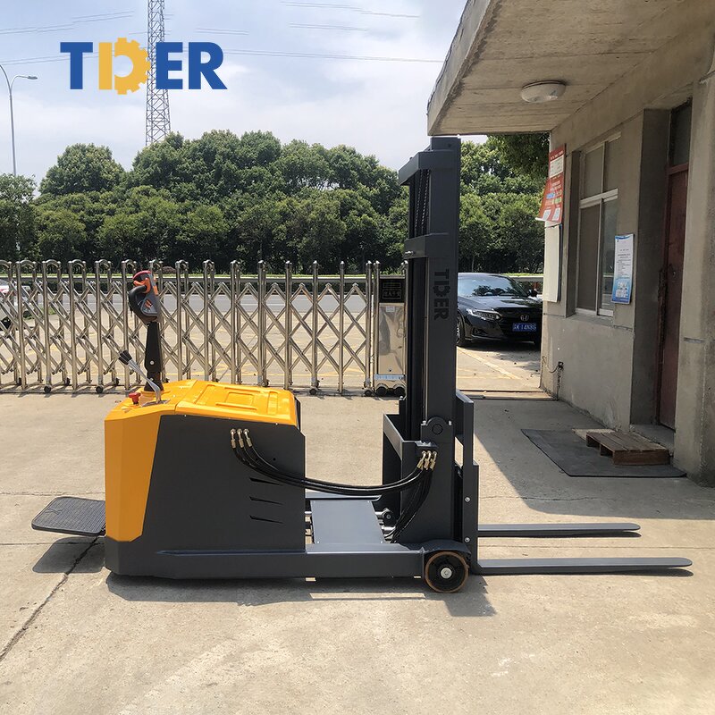 Electric Stacker Manufacturer - TDER 1-1.5 Ton Stand up Stacker for Sale