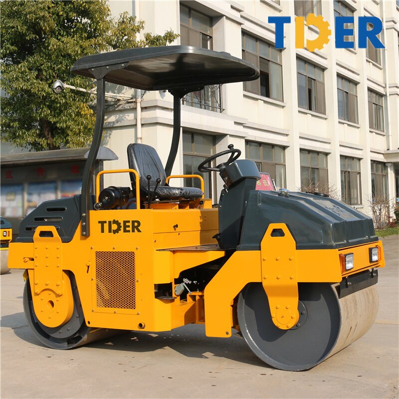 Road Roller Manufacturer - TDER NEW Made in China Double Drum 2-4 TON