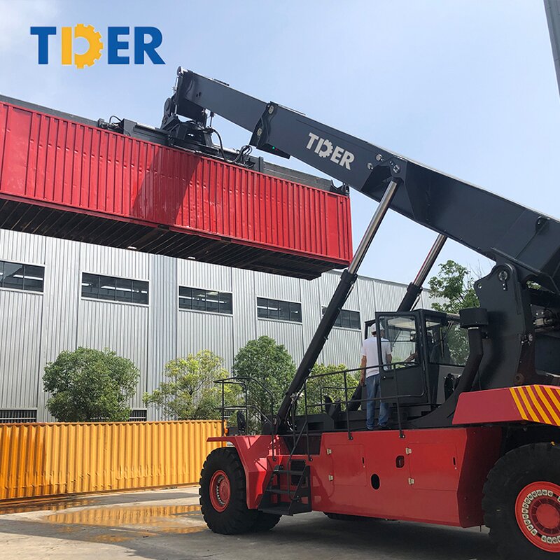 Reach Stacker Manufacturer - TDER China Powerful 45ton RS45 Container