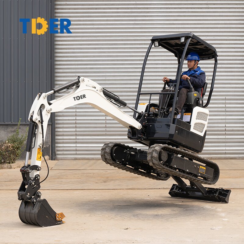 Mini Excavator Manufacturer - TDER 1 Ton Small 800-1800kg 0.8-1.8 Ton