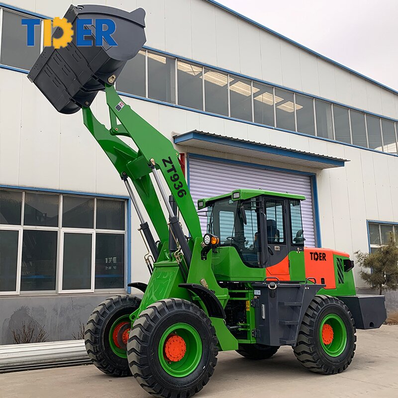 Front Loader Manufacturer - TIDER 2025 China Supplier 1-3 Ton with Joystick
