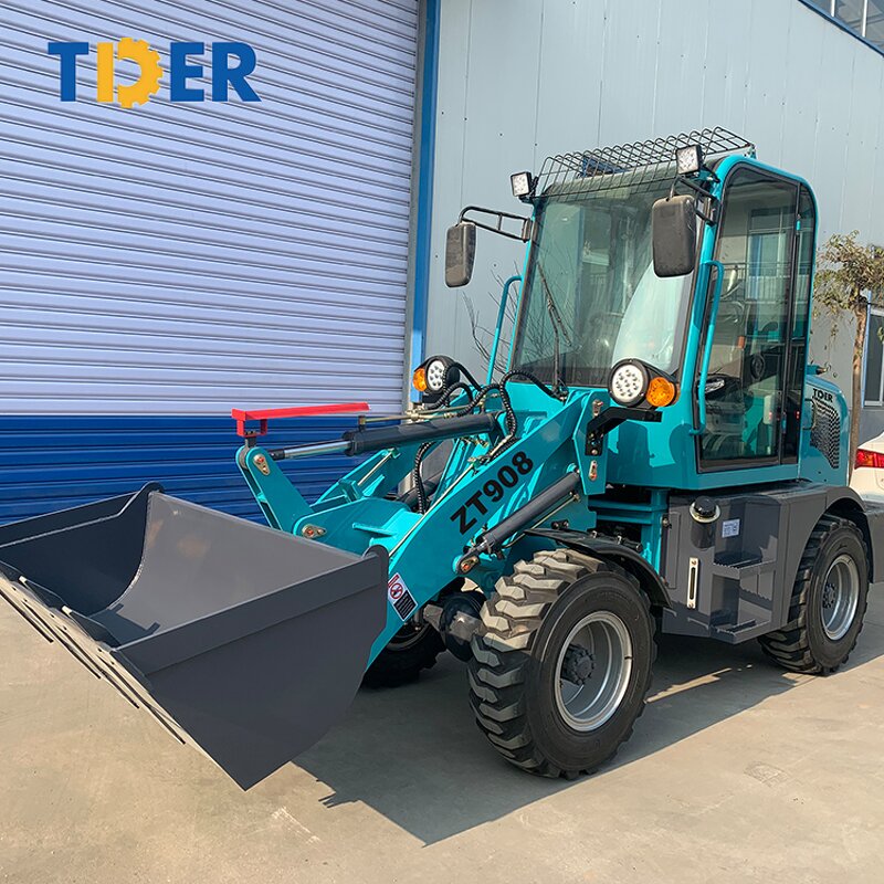 Wheel Loader Manufacturer - TDER Compact Zl08 800kg-3 Ton Mini Loader