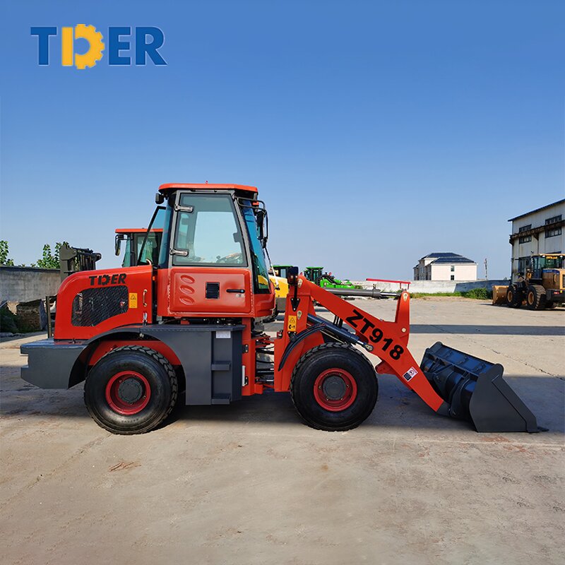 Wheel Loader Manufacturer - TDER Mini Compact Boom 1-1.8 Ton Front End