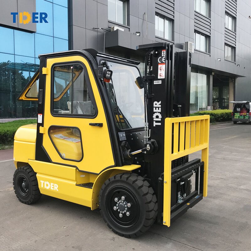 Forklift Manufacturer - TDER 3 Ton Small diesel Truck With air Conditioner