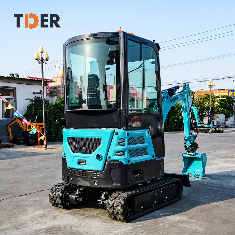 Mini Excavator Manufacturer - TDER Brand New 1.8-2 Tons Hydraulic with Cabin