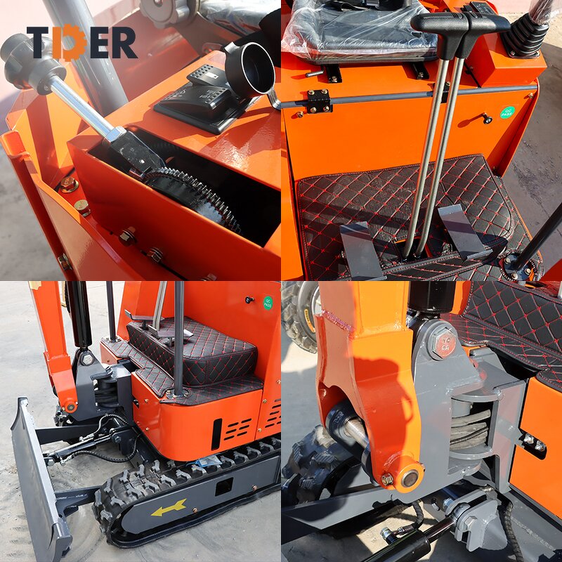 Mini Excavator Manufacturer - TDER Hydraulic Crawler 1-1.5 Ton Diesel