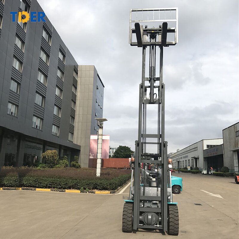 Forklift Manufacturer - TDER TD40 4 Ton diesel with Paper Roll Clamp