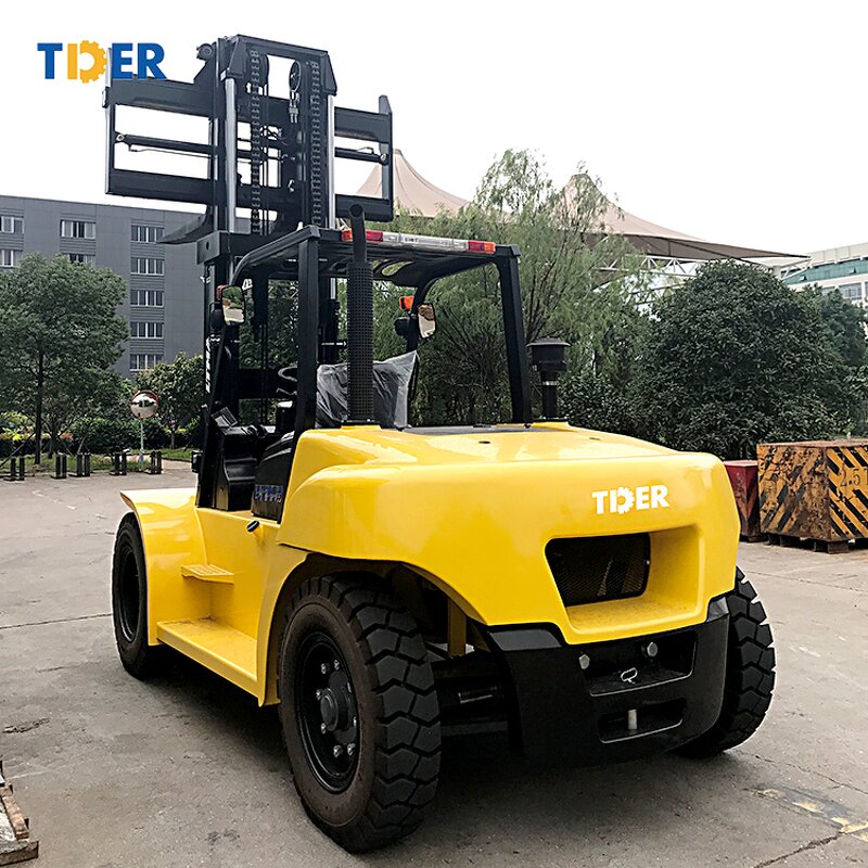 Forklift Manufacturer - TIDER 10 Ton Fork Lift Truck FD100 diesel Engine