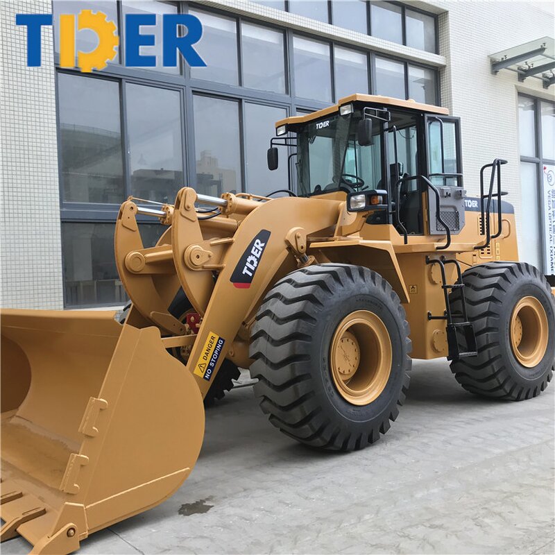 Wheel Loader Manufacturer - TDER China Machine 5 Ton Front End with Joystick