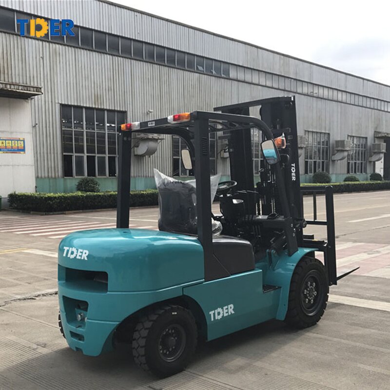 Forklift Manufacturer - TDER TD40 4 Ton diesel with Paper Roll Clamp