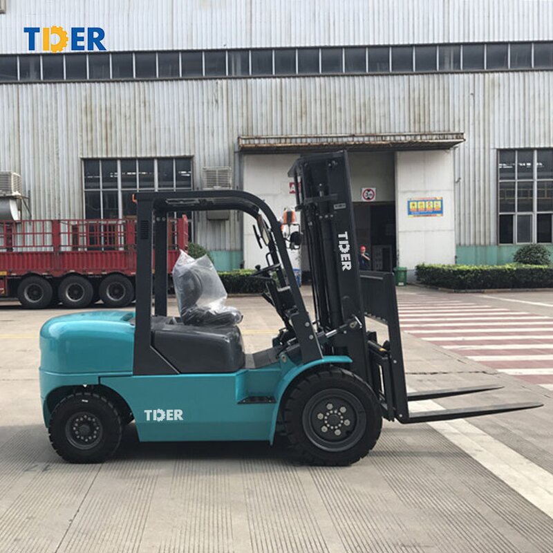 Forklift Manufacturer - TDER TD40 4 Ton diesel with Paper Roll Clamp