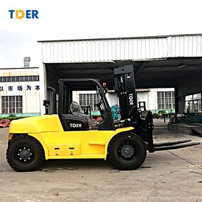 Forklift Manufacturer - TDER Big 10 Ton diesel with Hydraulic Transmission