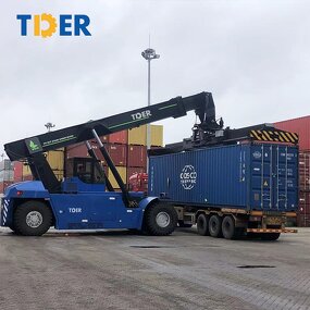 Reach Stacker Manufacturer - TDER RS450 45ton Empty Container Lifter for