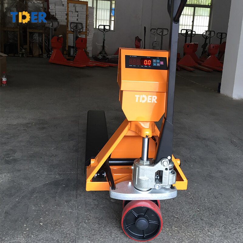 Electric Pallet Truck Manufacturer - TDER Supplier 2-5 Ton Electric with Scale