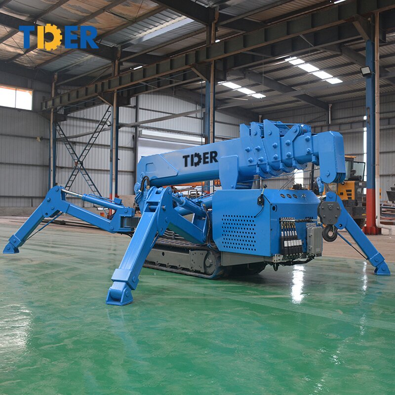 Spider Crane Manufacturer - TDER 2025 3 Ton Crawler Mini for Sale