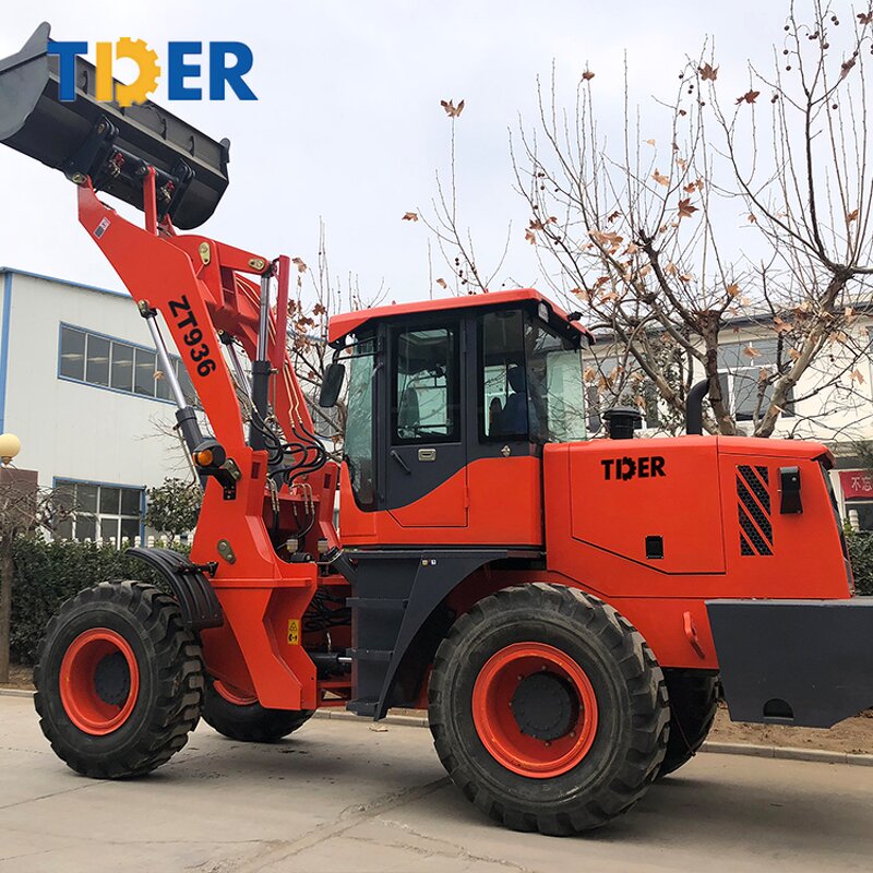 Front Loader Manufacturer - TIDER 2025 China Supplier 1-3 Ton with Joystick