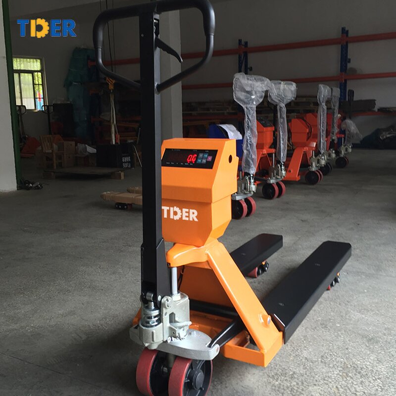 Electric Pallet Truck Manufacturer - TDER Supplier 2-5 Ton Electric with Scale