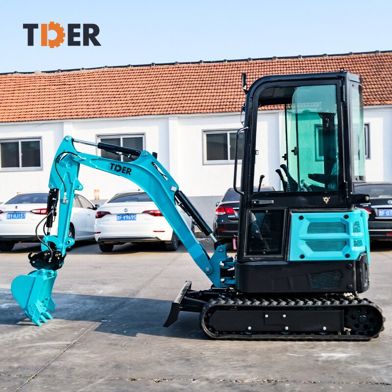 Mini Excavator Manufacturer - TDER Brand New 1.8-2 Tons Hydraulic with Cabin