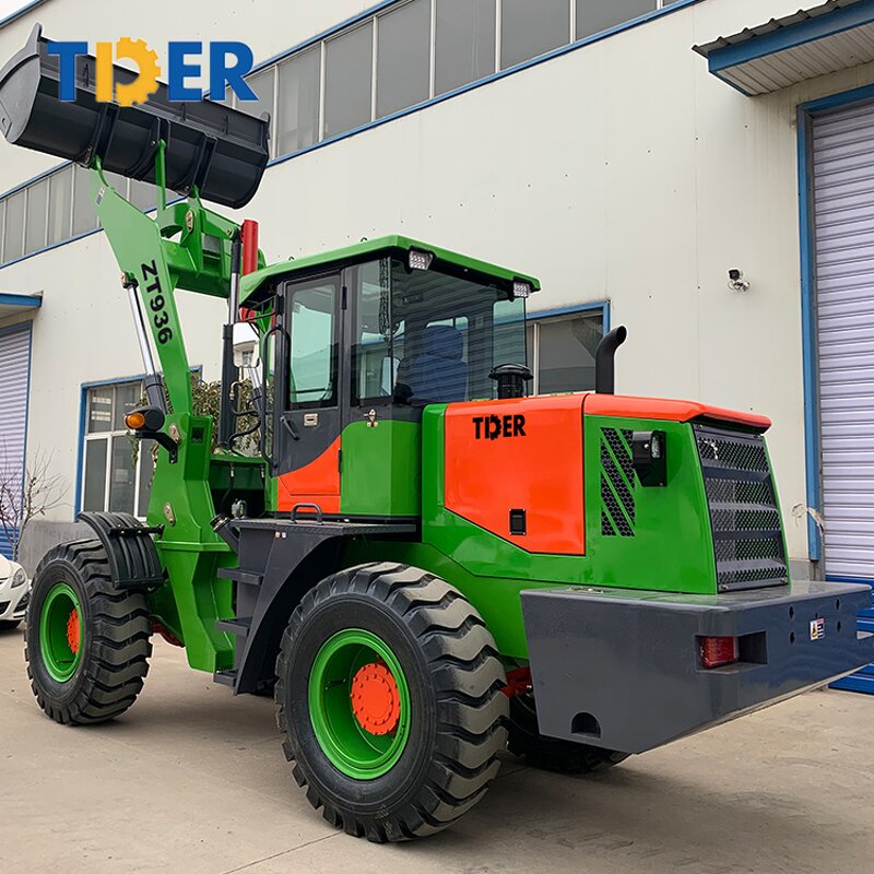 Front Loader Manufacturer - TIDER 2025 China Supplier 1-3 Ton with Joystick