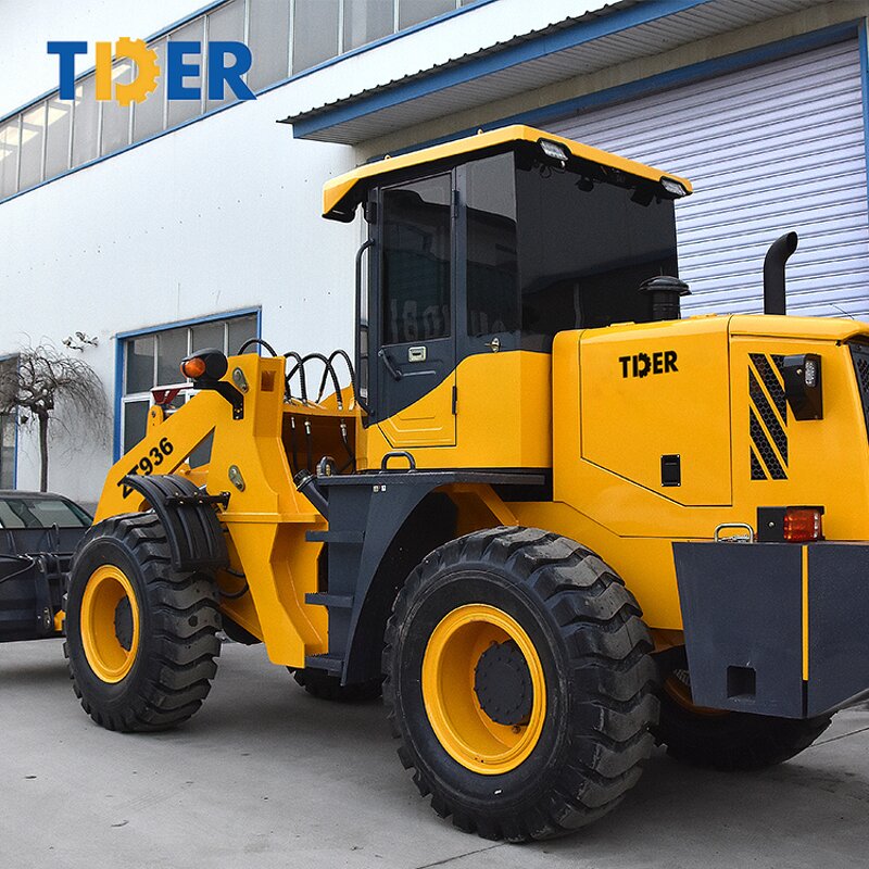 Front Loader Manufacturer - TIDER 2025 China Supplier 1-3 Ton with Joystick