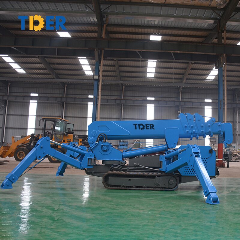 Crawler Crane Manufacturer - TDER Small Construction 3-8 Ton Mini Spider