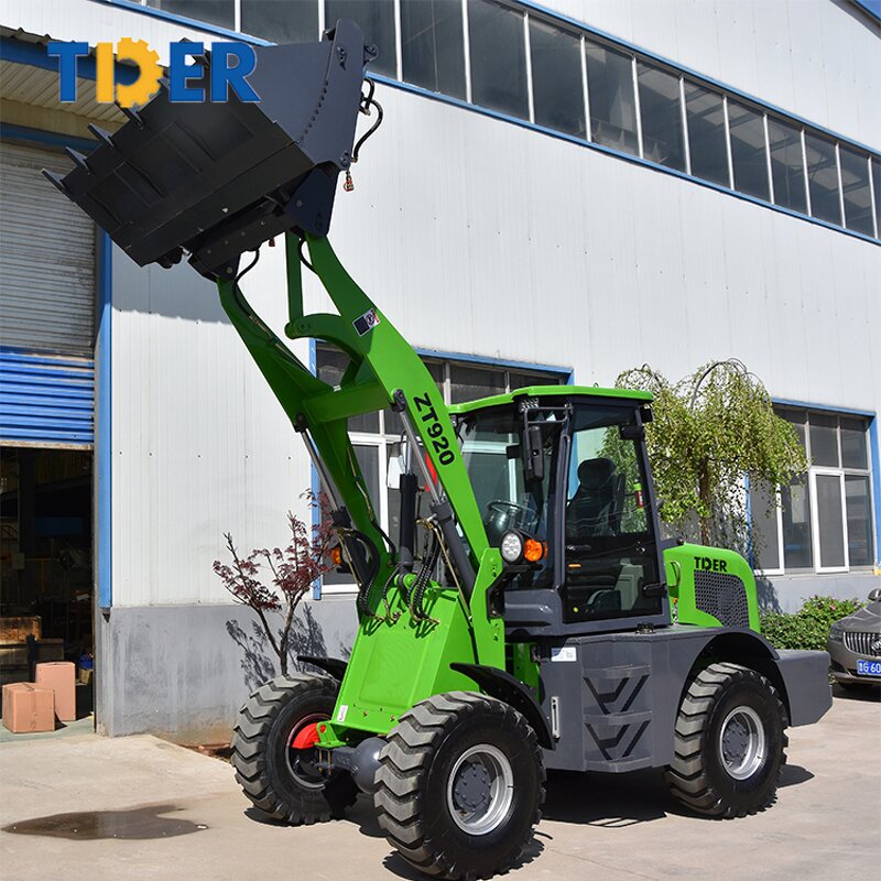 Wheel Loader Manufacturer - TIDER Mini 2ton Front Loader with Joystick