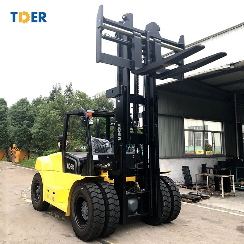 Forklift Manufacturer - TDER Big 10 Ton diesel with Hydraulic Transmission