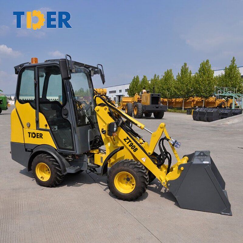 Wheel Loader Manufacturer - TDER 0.3m3 Bucket 0.8 Ton Small Front Wheel