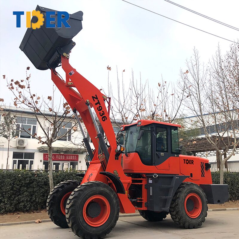 Front Loader Manufacturer - TIDER 2025 China Supplier 1-3 Ton with Joystick